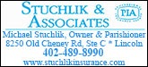 Stuchlik & Associates Insurance Sponsorship Banner